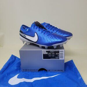 Nike Tiempo Legend 10 Elite FG Soar Blue White Men's Size 4 [DV4328-400]